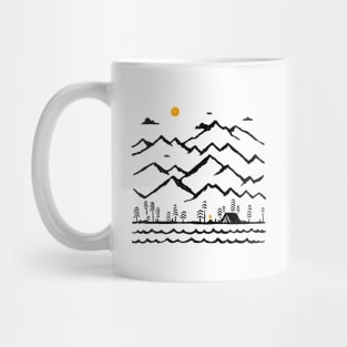 Camp Fire (for Light Color) Mug